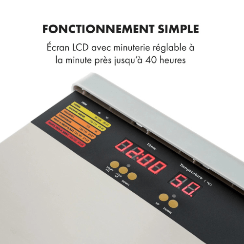 Déshydrateur à ventilation horizontale <small><strong>8 plateaux</strong></small>