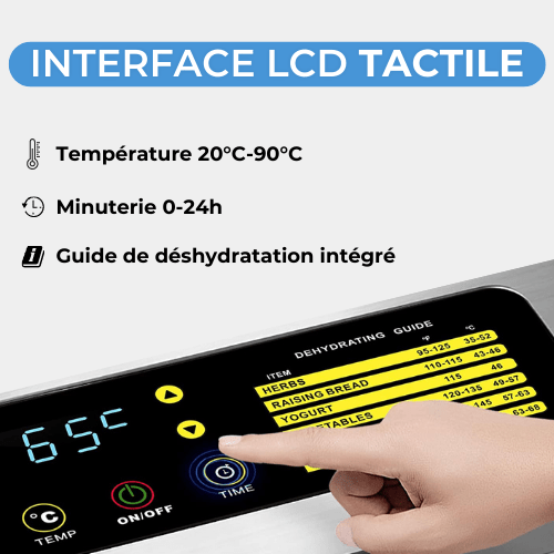 Déshydrateur professionnel <strong><small>12 plateaux</small></strong>