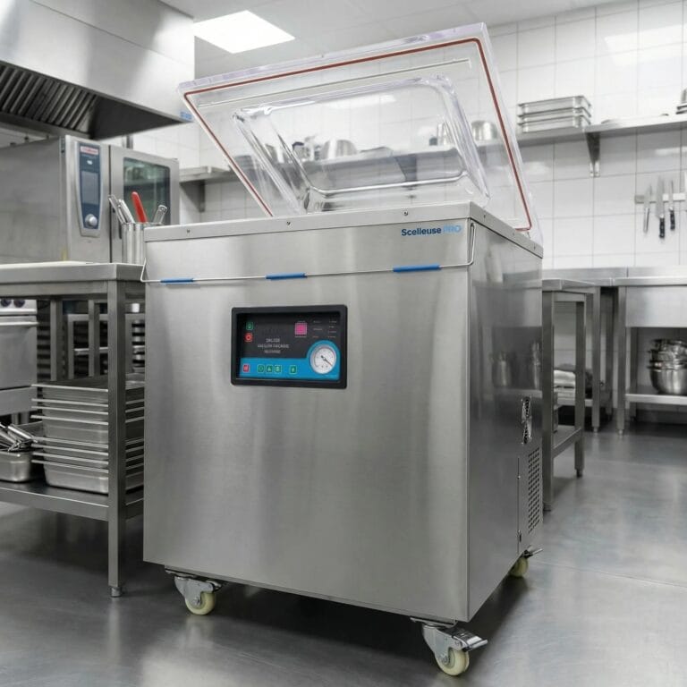 Pakowarka próżniowa komorowa (2 listwy zgrzewające 70cm / 1800W)
