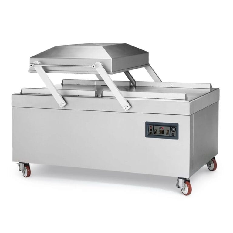 Przemysłowa komorowa pakowarka próżniowa (2 listwy po 84 cm / 7000 do 9000 W)