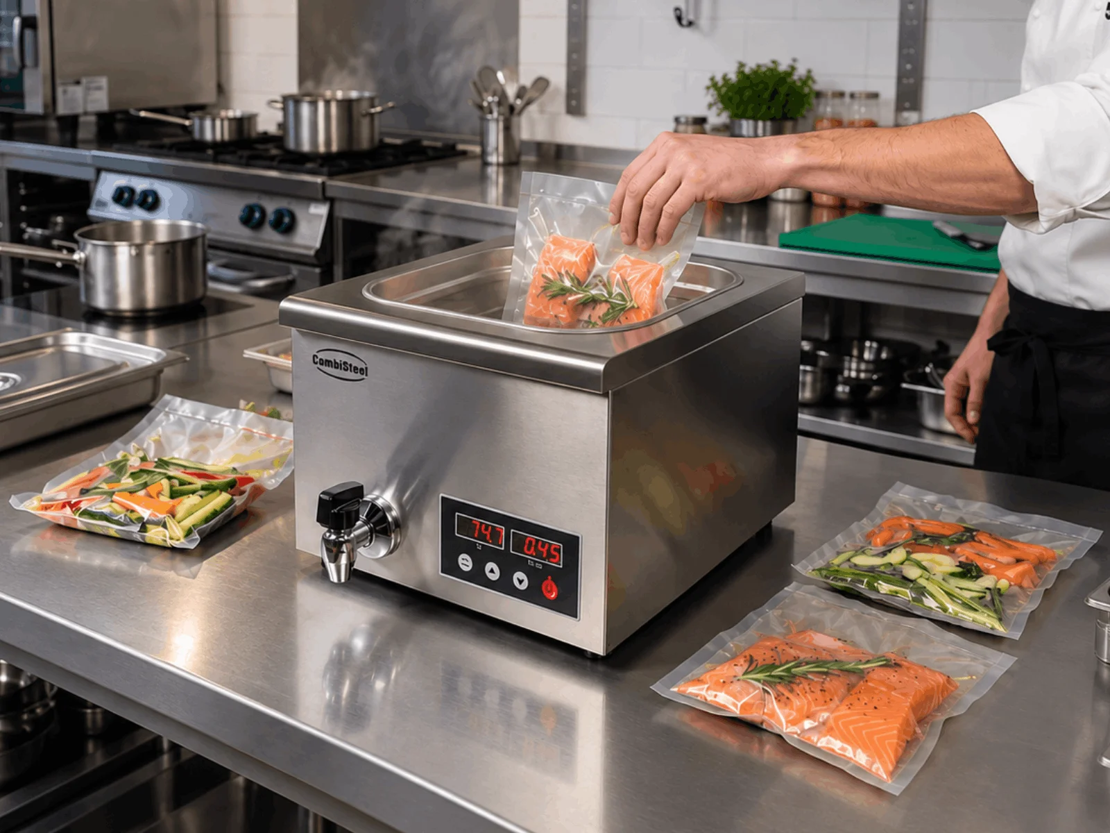Seria profesjonalnych kuchenek sous vide